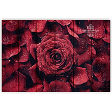 Декоративное панно для кухни Creative Wood Цветы Цветы - 7 Красные розы